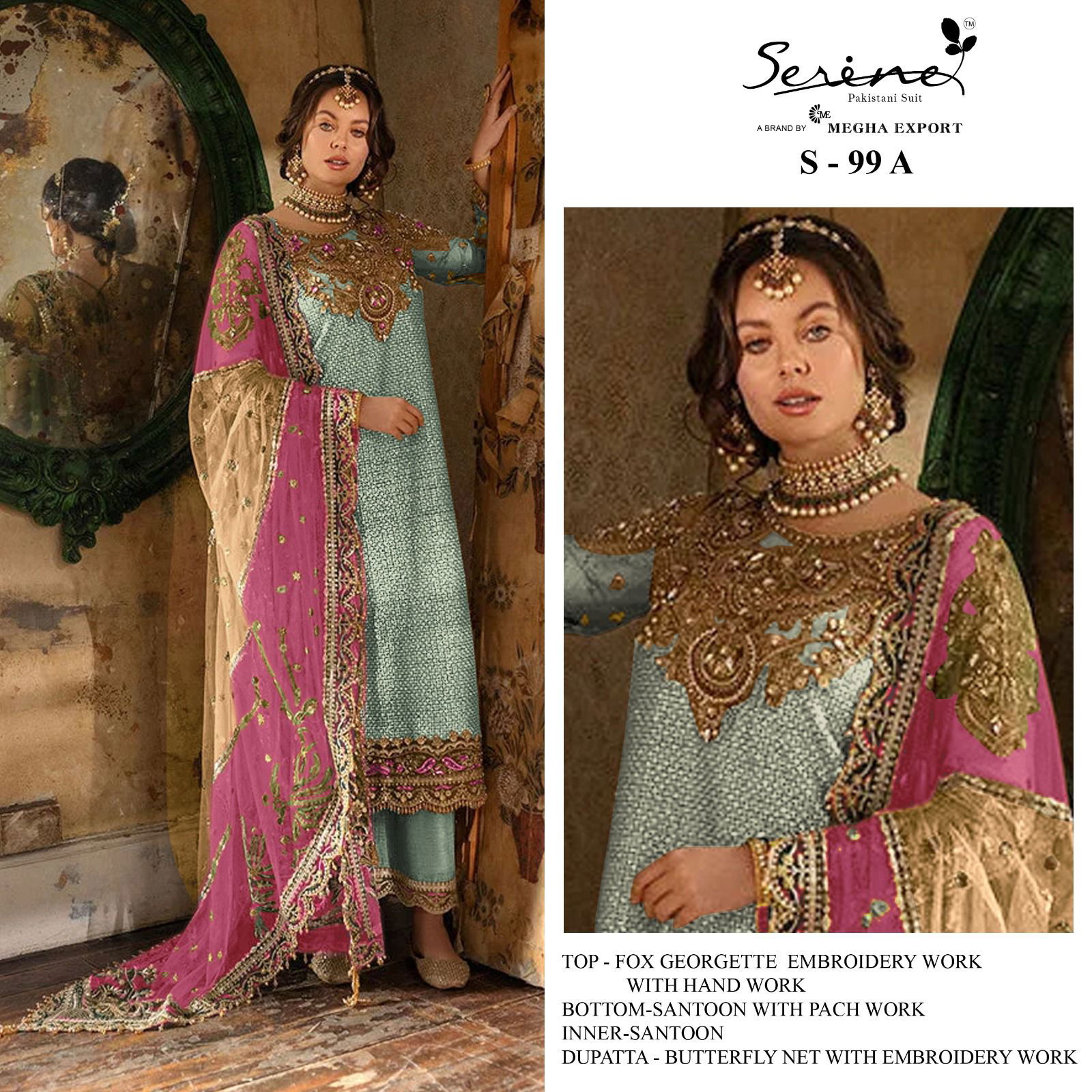 S 99 A To D By Serine Pakistani Suits Catalog